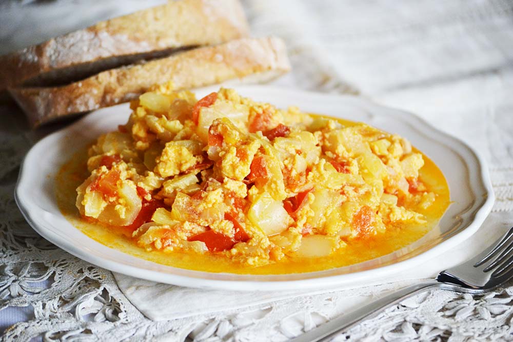 My favorite Hungarian Lecsó with egg (without meat)/Photo: Myreille