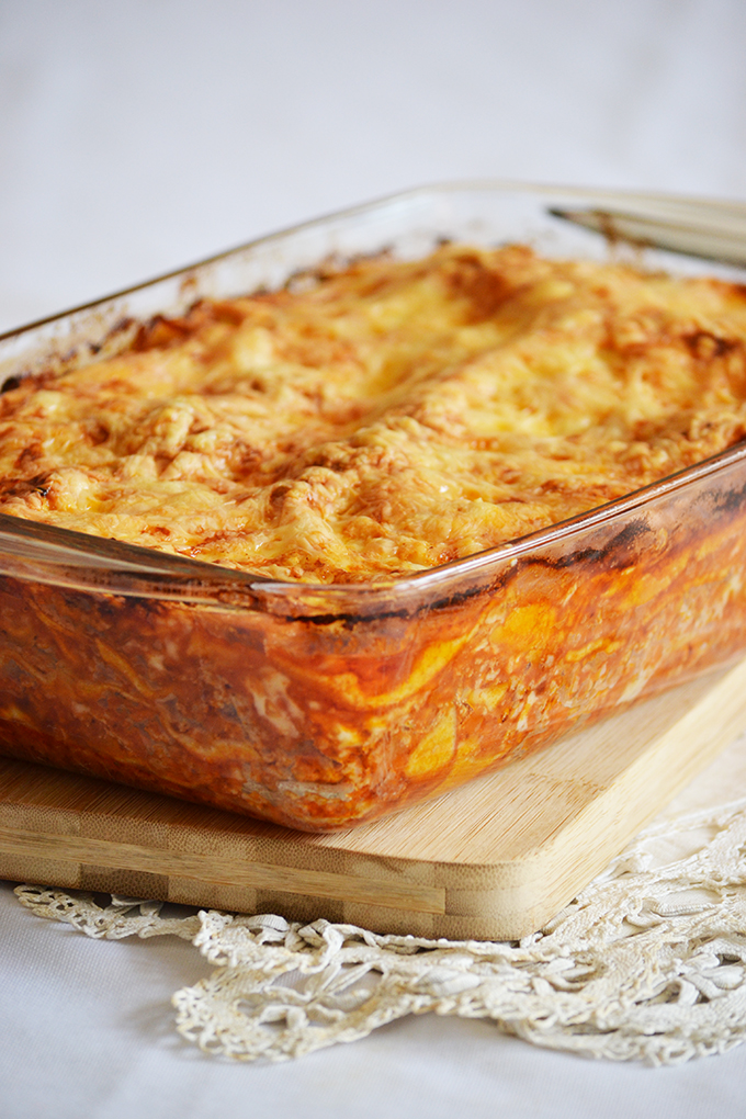 Lasagna Bolognese (homemade pasta and ragú)