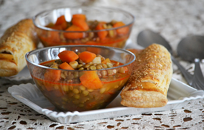 Lentil goulash