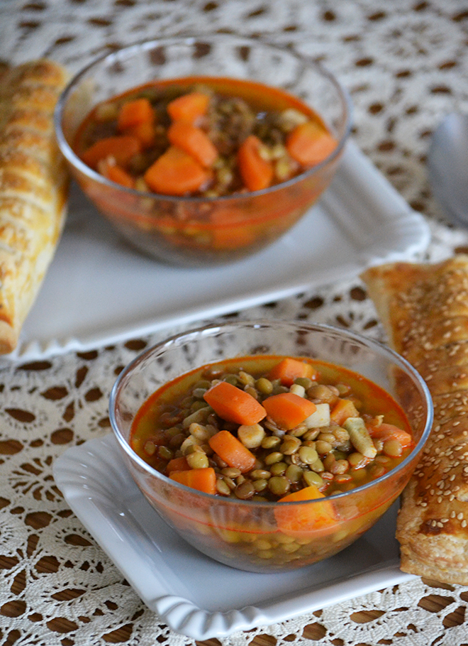 Lentil goulash