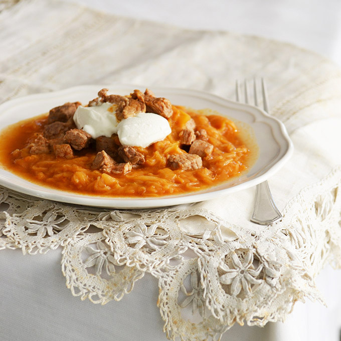 Hungarian Stew with Sauerkraut