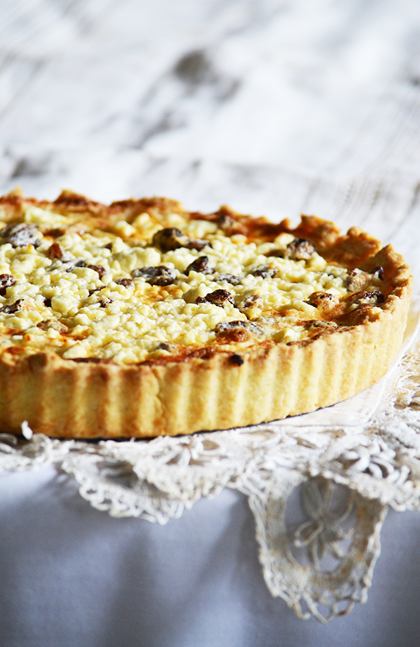 Bacon, Cheddar and Swiss Chard Quiche - MYREILLE RECIPES