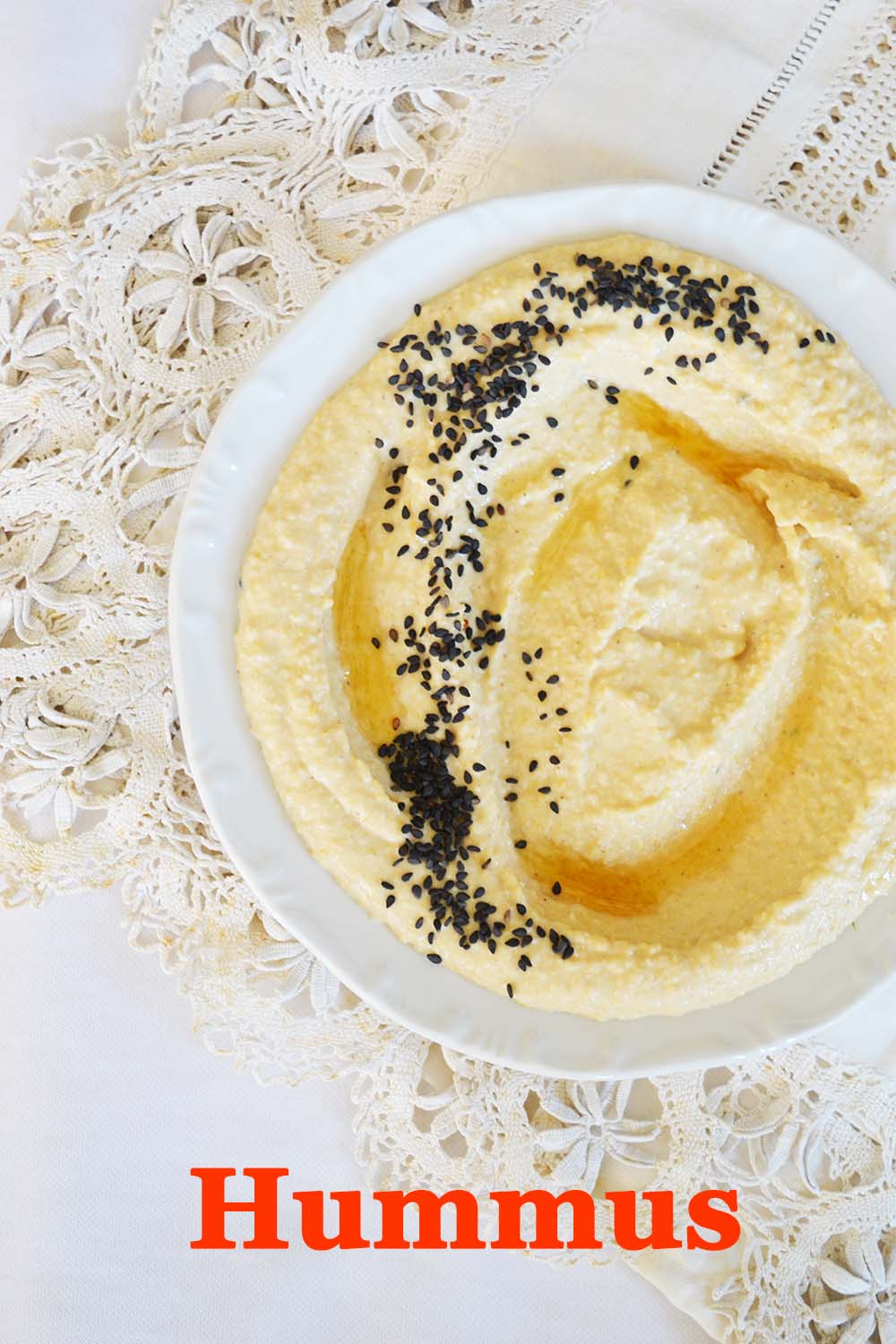 Basic Hummus with homemade Tahini | MYREILLE RECIPES