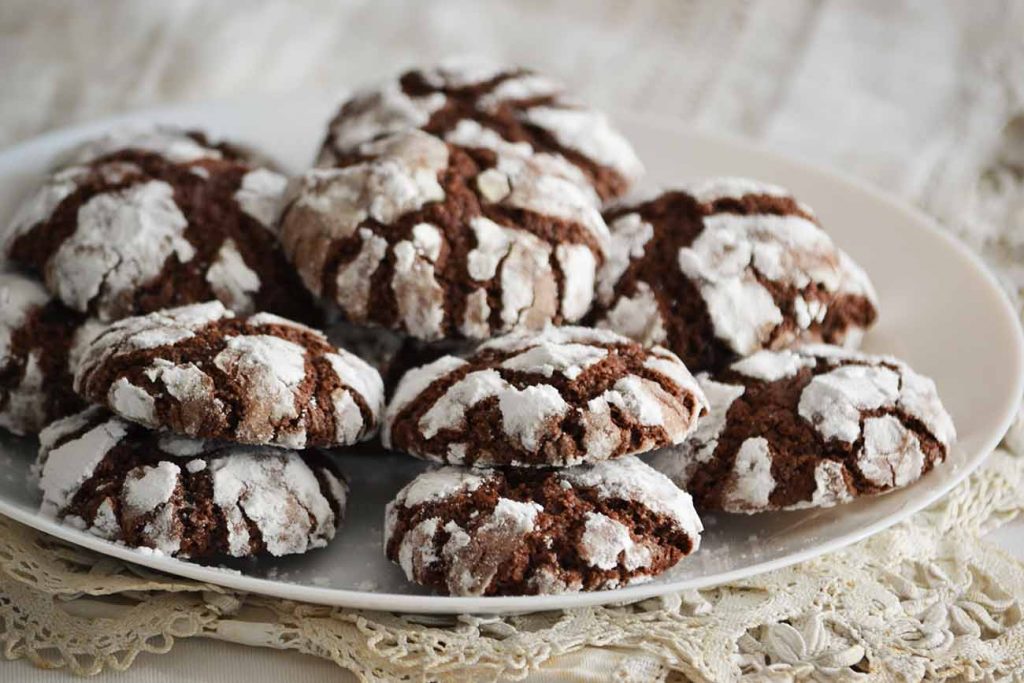 Chocolate Crackle Cookies