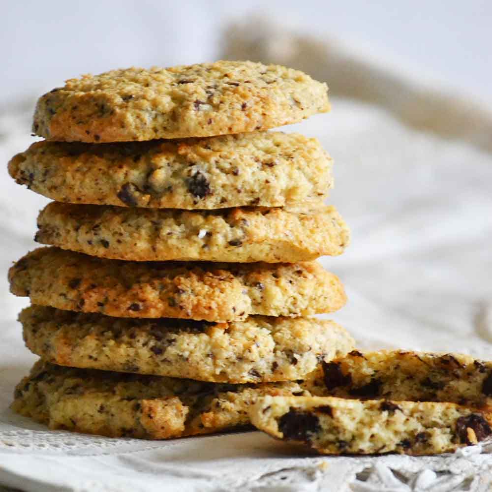 Coconut chocolate cookies