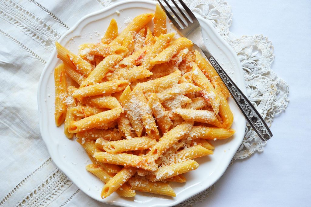 Arrabbiata sauce and Penne all'Arrabbiata