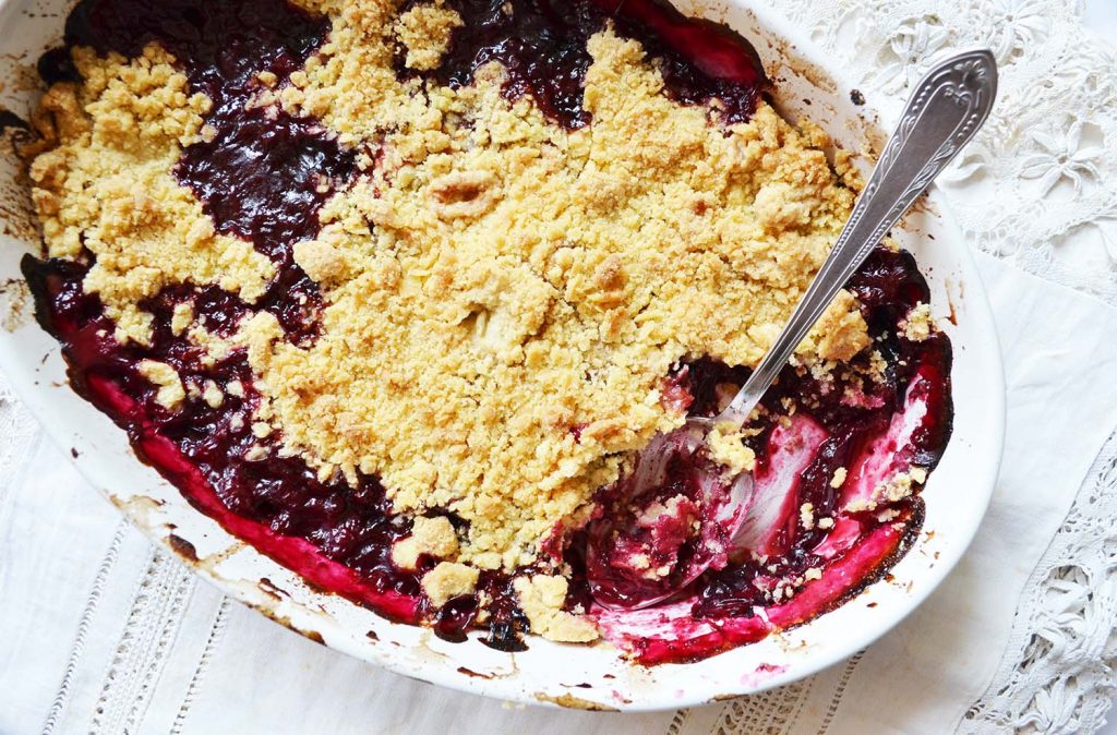 Plum crumble recipe