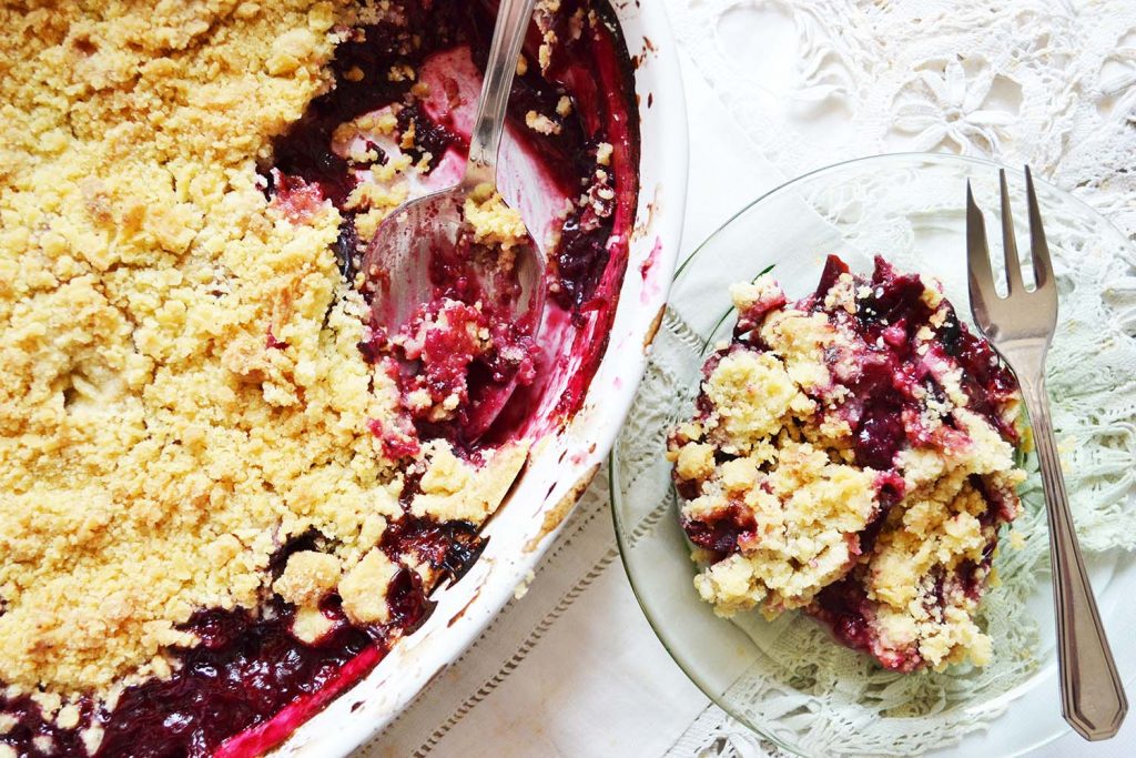 Plum crumble recipe