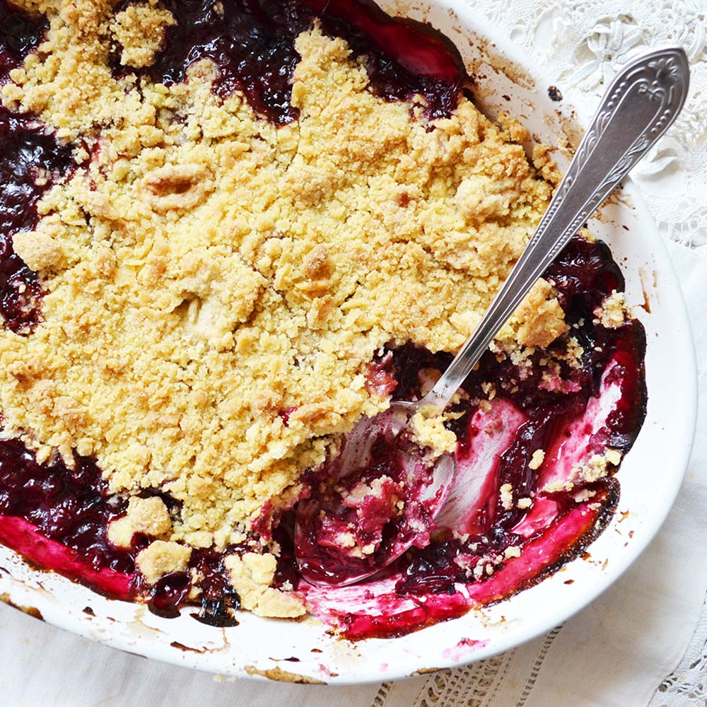 Plum crumble recipe