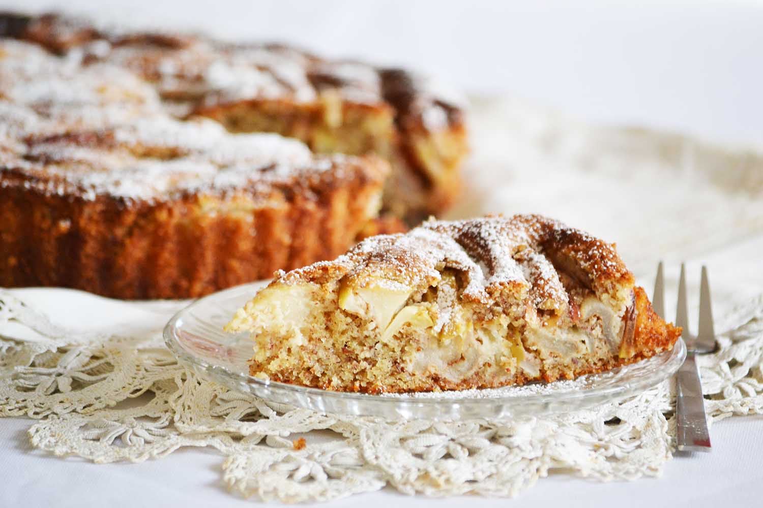 Apple and Almond Cake MYREILLE RECIPES